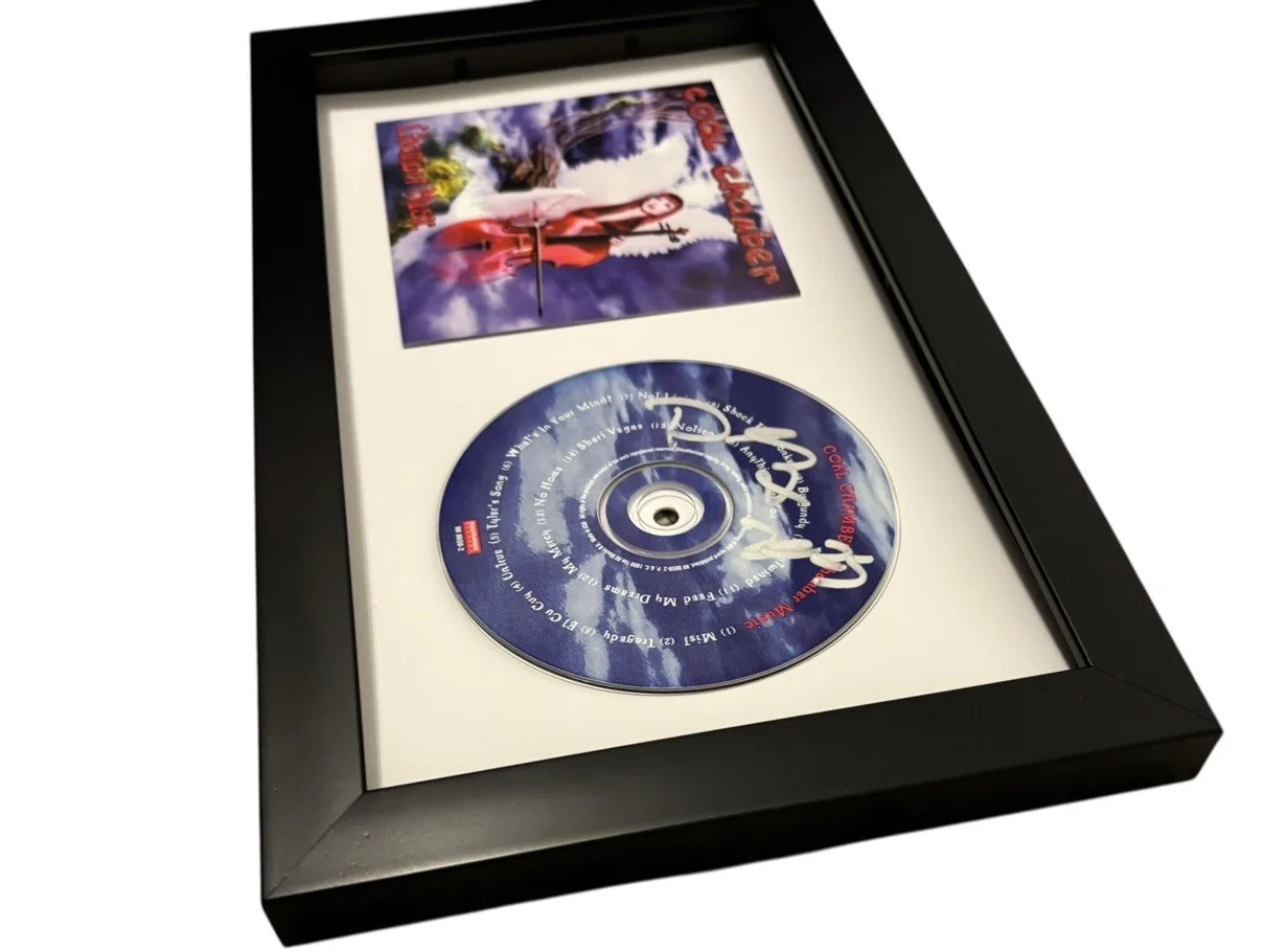 DEZ FAFARA COAL CHAMBER SIGNED AUTOGRAPH CHAMBER MUSIC FRAMED CD w PROOF JSA COA, image 5