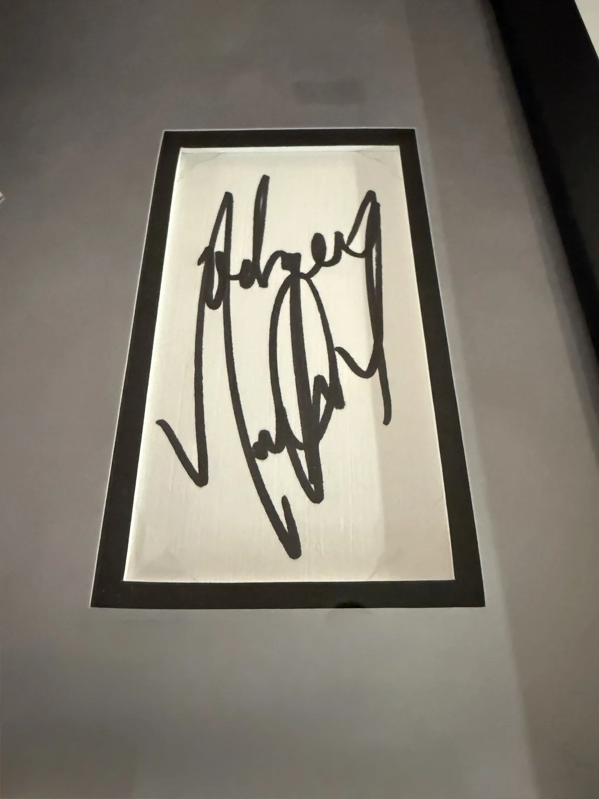 Michael Jackson Autographed 12x16 Photo JSA Authenticated Graded Custom Frame, image 2