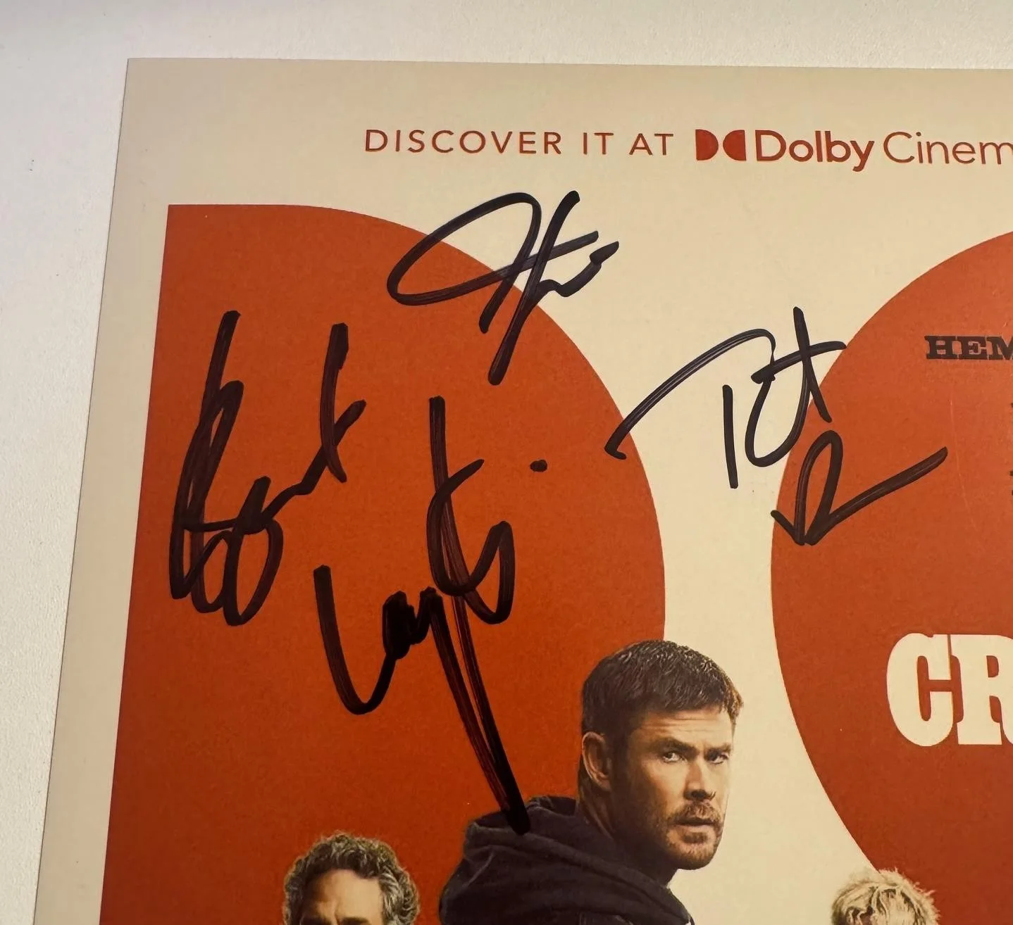 BART LAYTON COREY HAWKINS TATE DONOVAN Autographed 8x10 Photo SIGNED Crime 101, image 2