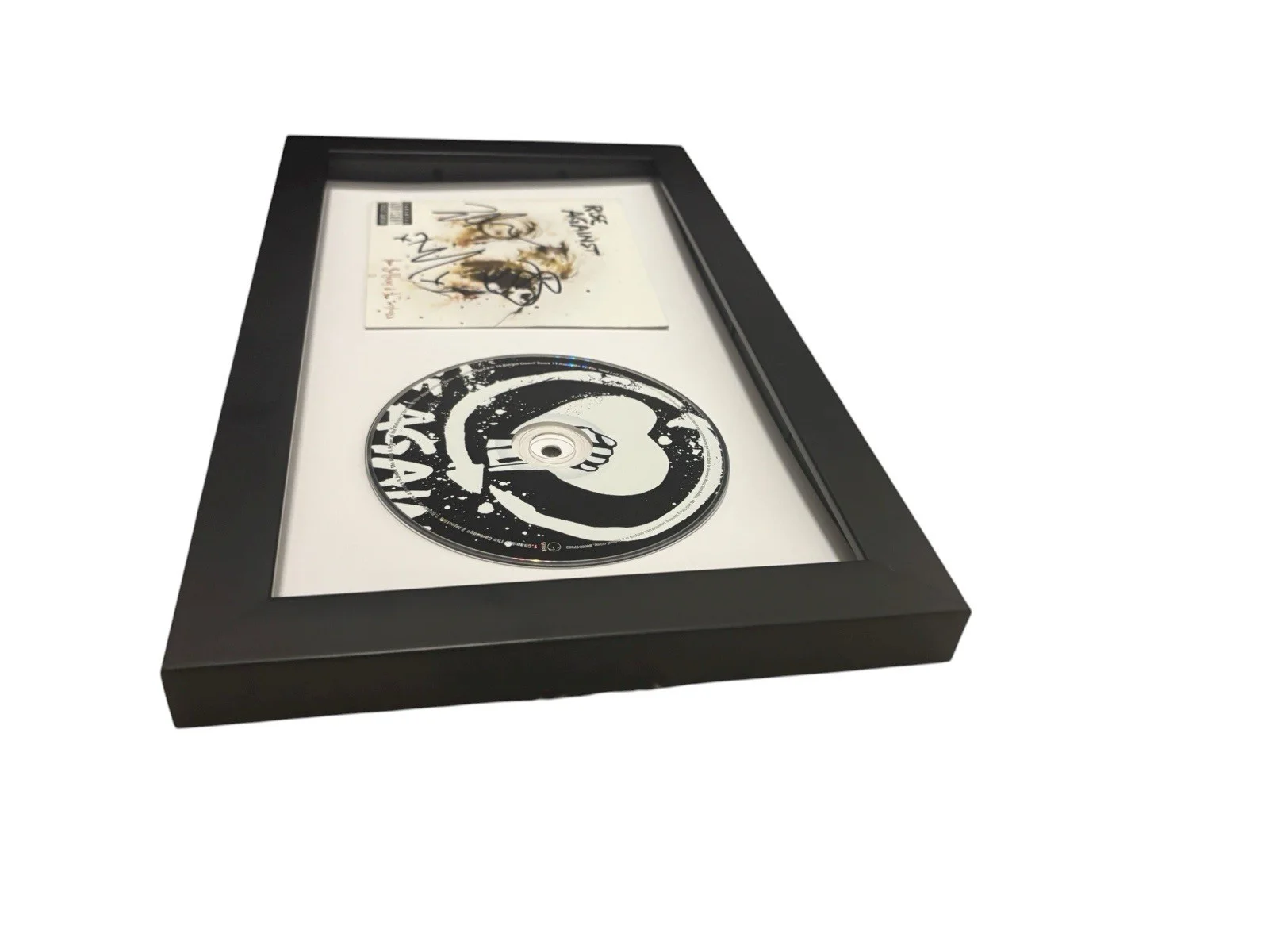 RISE AGAINST SIGNED AUTOGRAPH x3 SUFFERER WITNESS FRAMED CD TIM +2 PROOF JSA COA, image 5