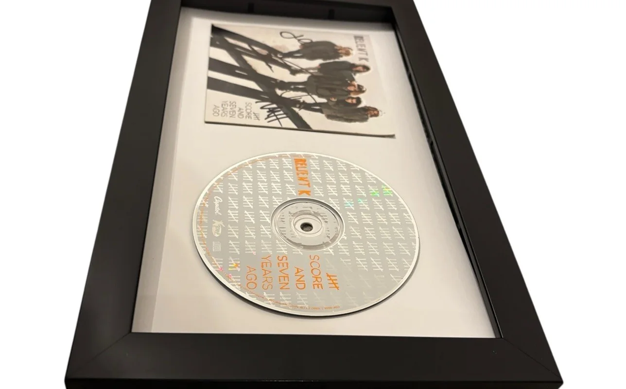 RELIENT K SIGNED AUTOGRAPH x5 FIVE SCORE SEVEN YEARS AGO FRAMED CD JSA CERT COA, image 5