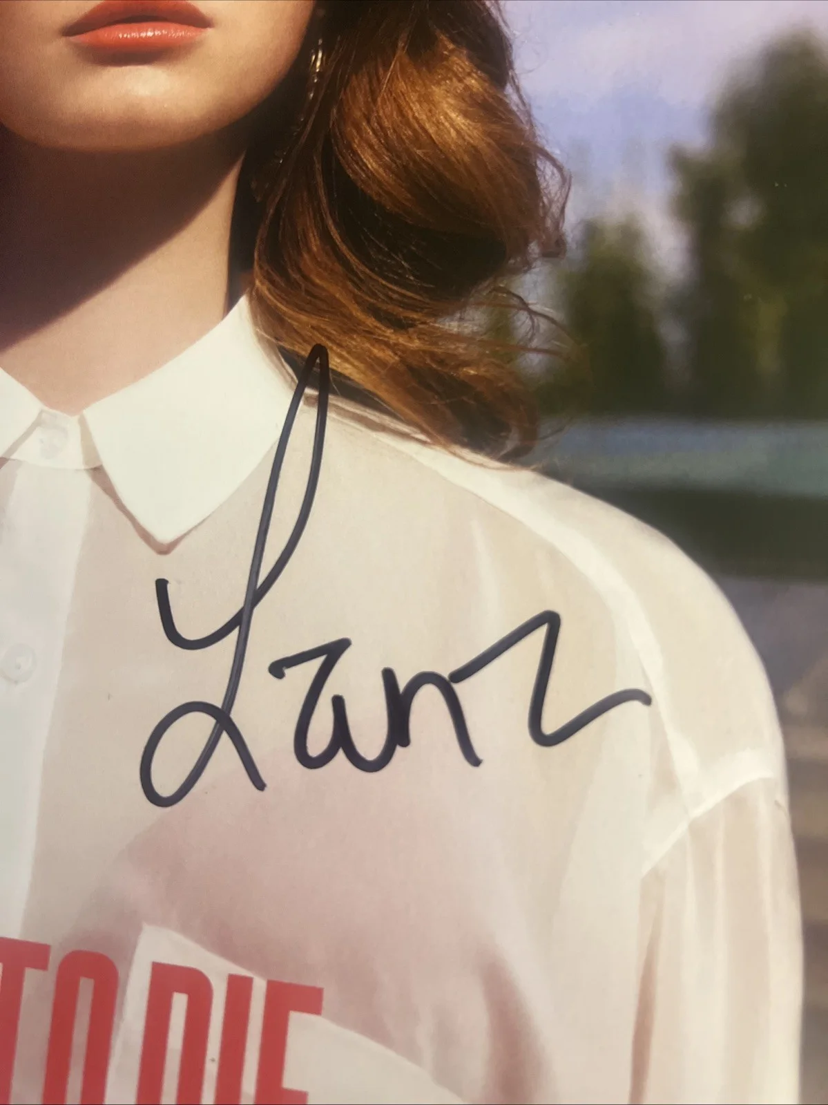 Lana Del Rey Autographed Signed Album Born To Die, image 2