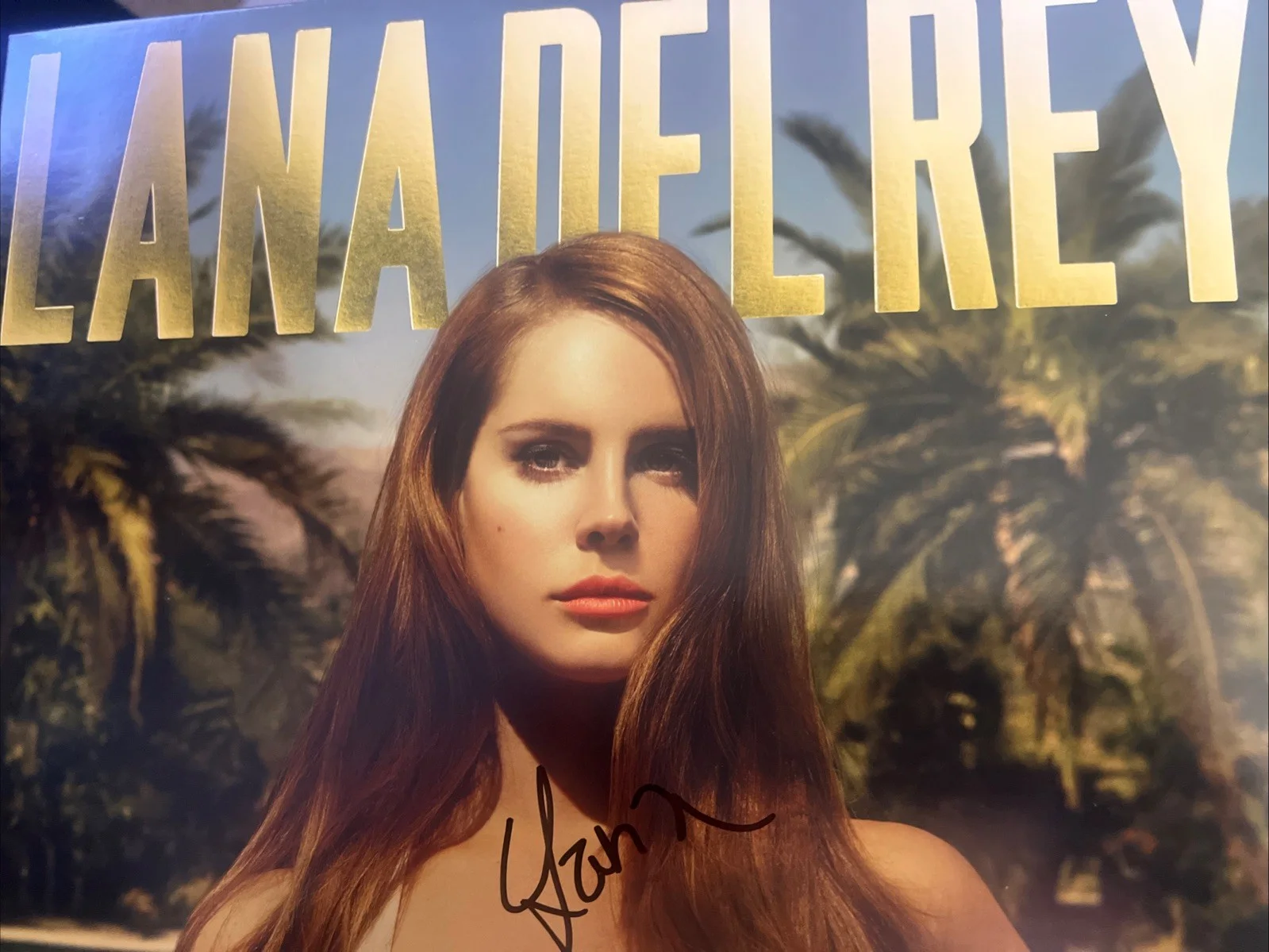 Lana Del Rey Signed Autographed Paradise Vinyl Album, изображение 3