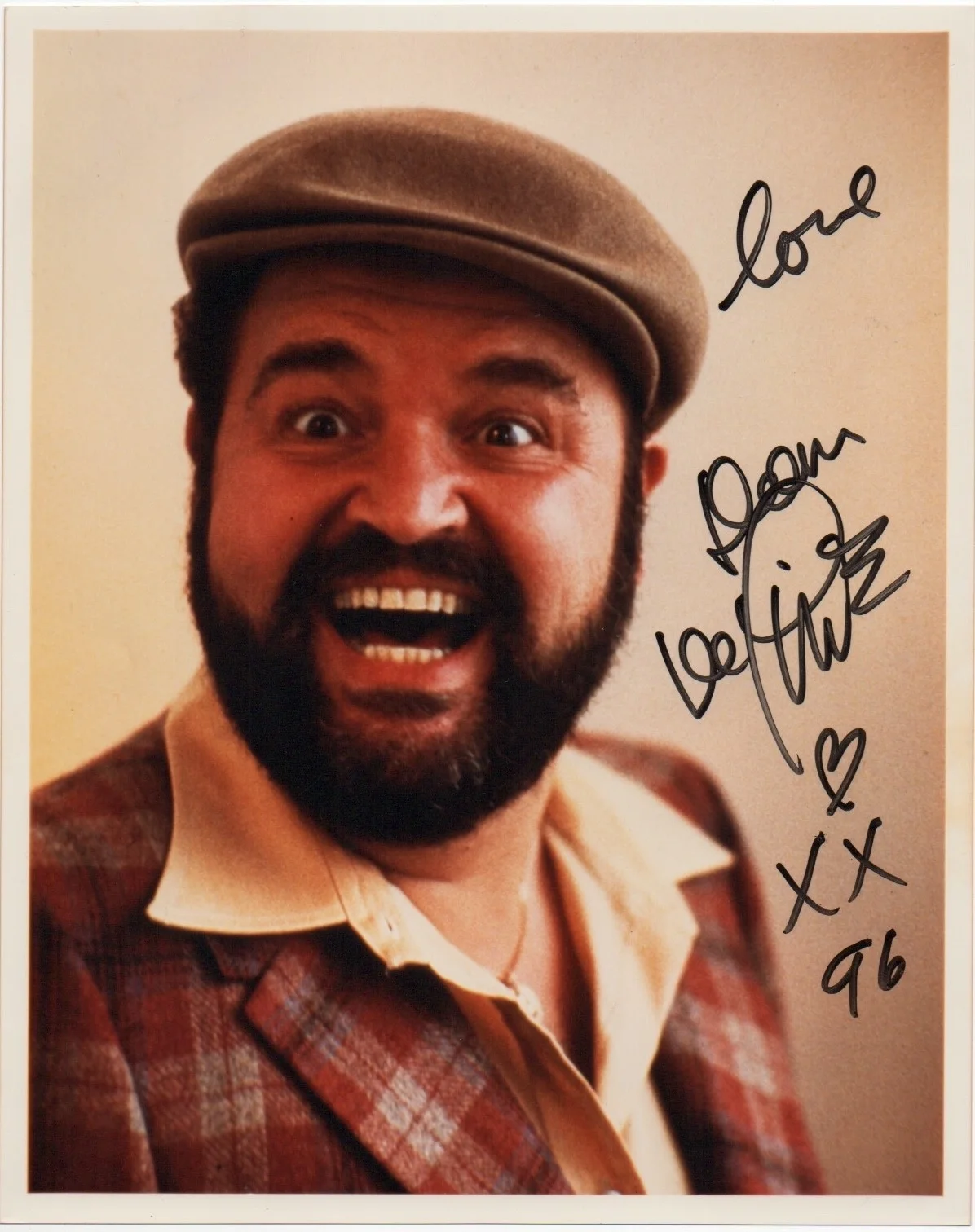 Dom Deluise — DOM DELUISE signed 8x10 photo AUTOGRAPH ACOA certed Fatso Spaceballs Cannonball
