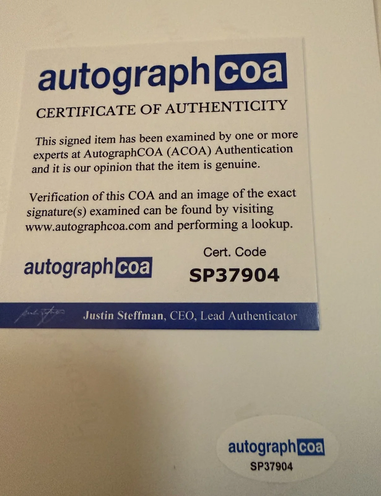 David Zayas — DAVID ZAYAS signed DEXTER 8x10 photo AUTOGRAPH auto ACOA Gotham Oz Blue Bloods, изображение 2