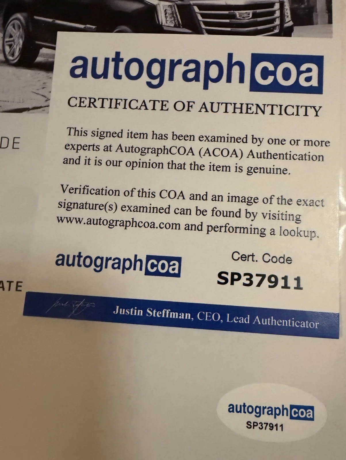 Forest Whitaker — FOREST WHITAKER signed HUGHIE playbill auto AUTOGRAPH ACOA CERTED Star Wars, image 2