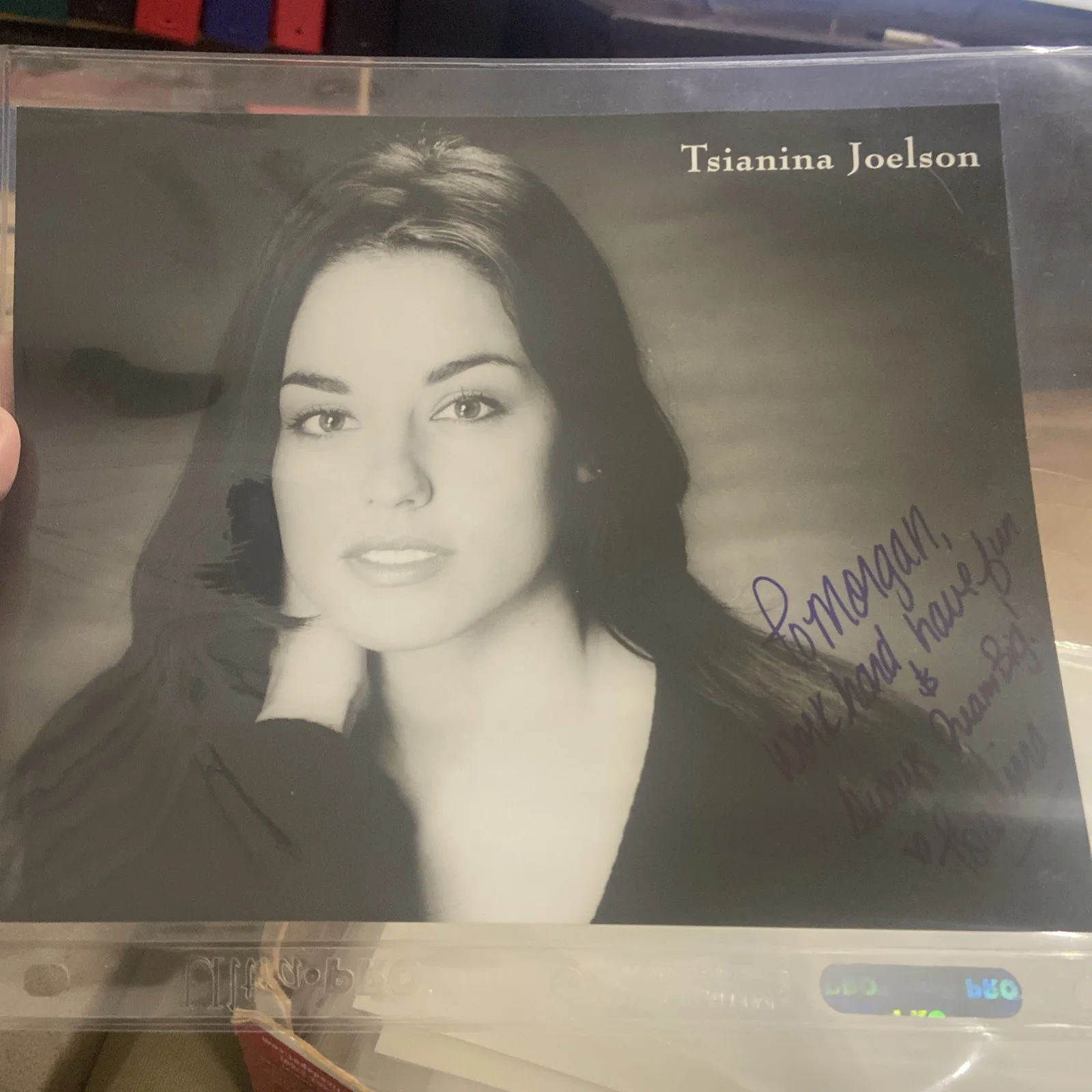 Tsianina Joelson — TSIANINA JOELSON signed 8x10 XENA: WARRIOR PRINCESS VARIA photo b&w hottie