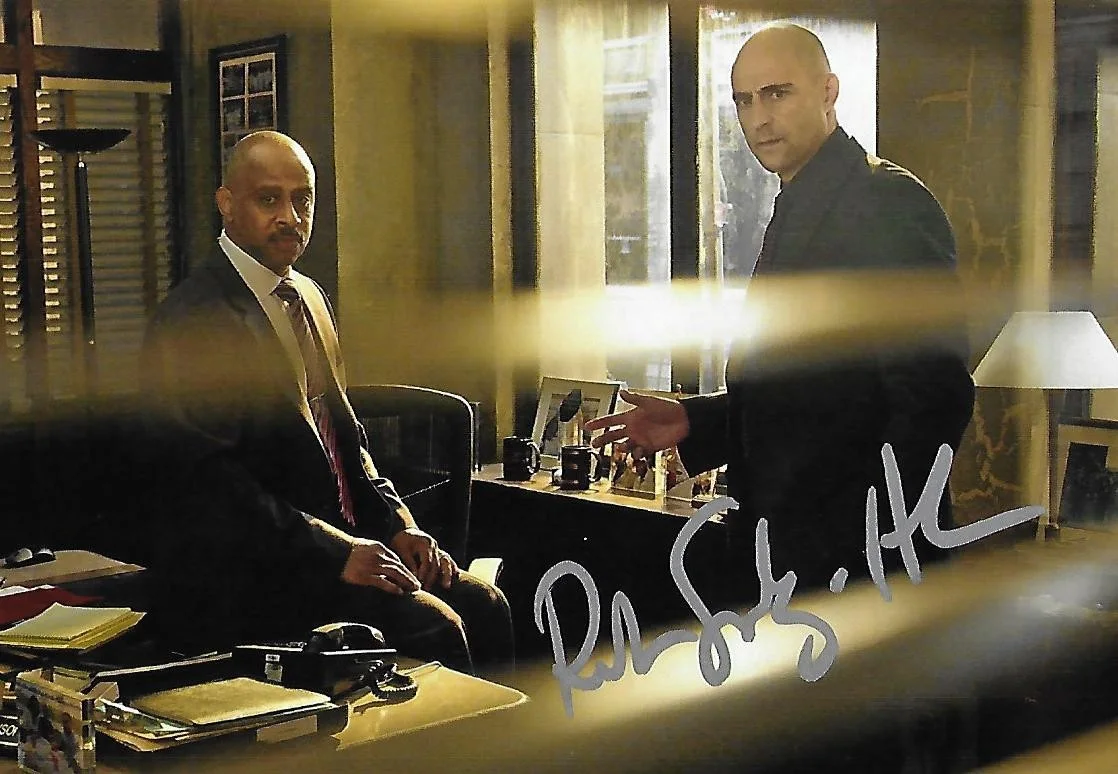 Ruben Santiago-Hudson — Ruben Santiago-Hudson auto/signed 4x6 photo Castle Mr. Brooks TV Actor COA LOOK!