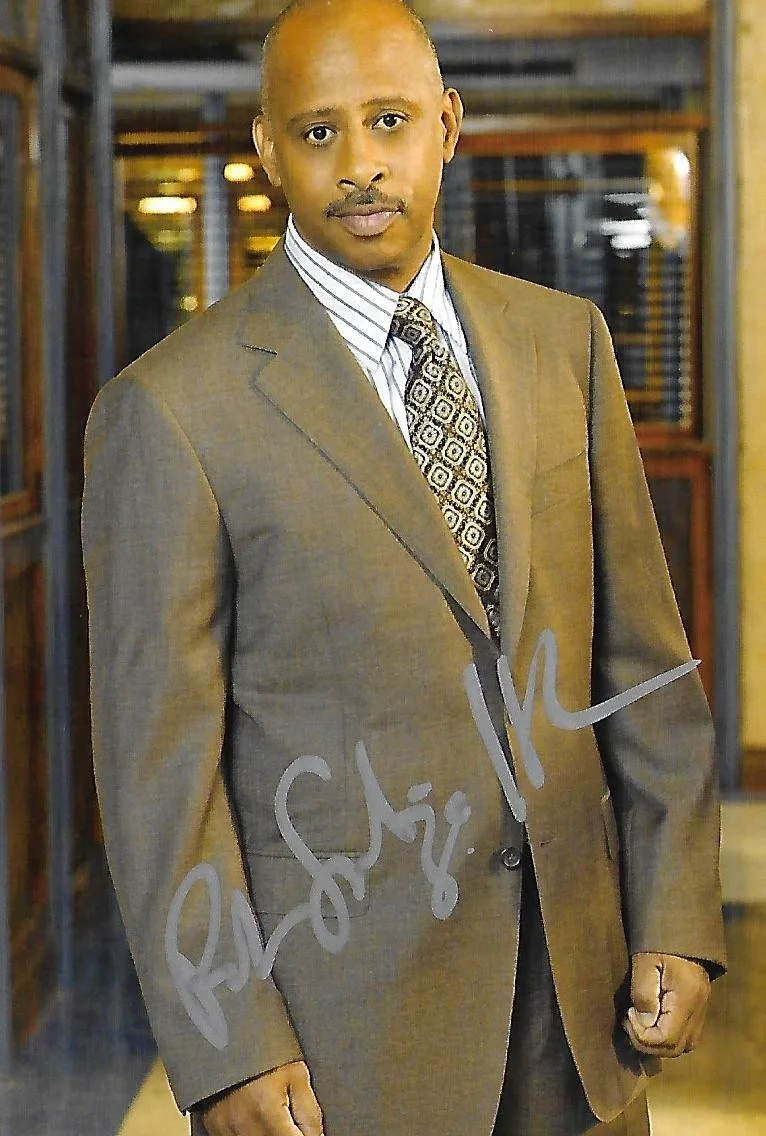 Ruben Santiago-Hudson — Ruben Santiago-Hudson autographed 4x6 photo Castle Mr. Brooks TV Actor COA LOOK!