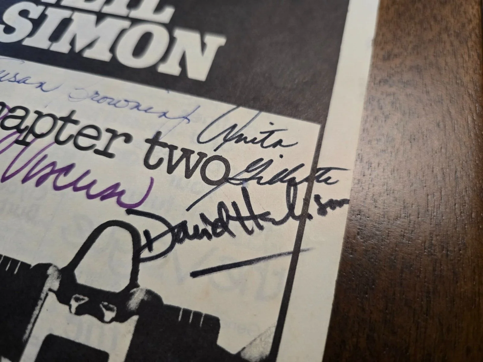 Anita Gillette, David Hedison, Sal Viscuso, Susan Browning — Signed Playbill Neil Simon - Anita Gillette David Hedison Sal Viscuso Flint MI, image 5