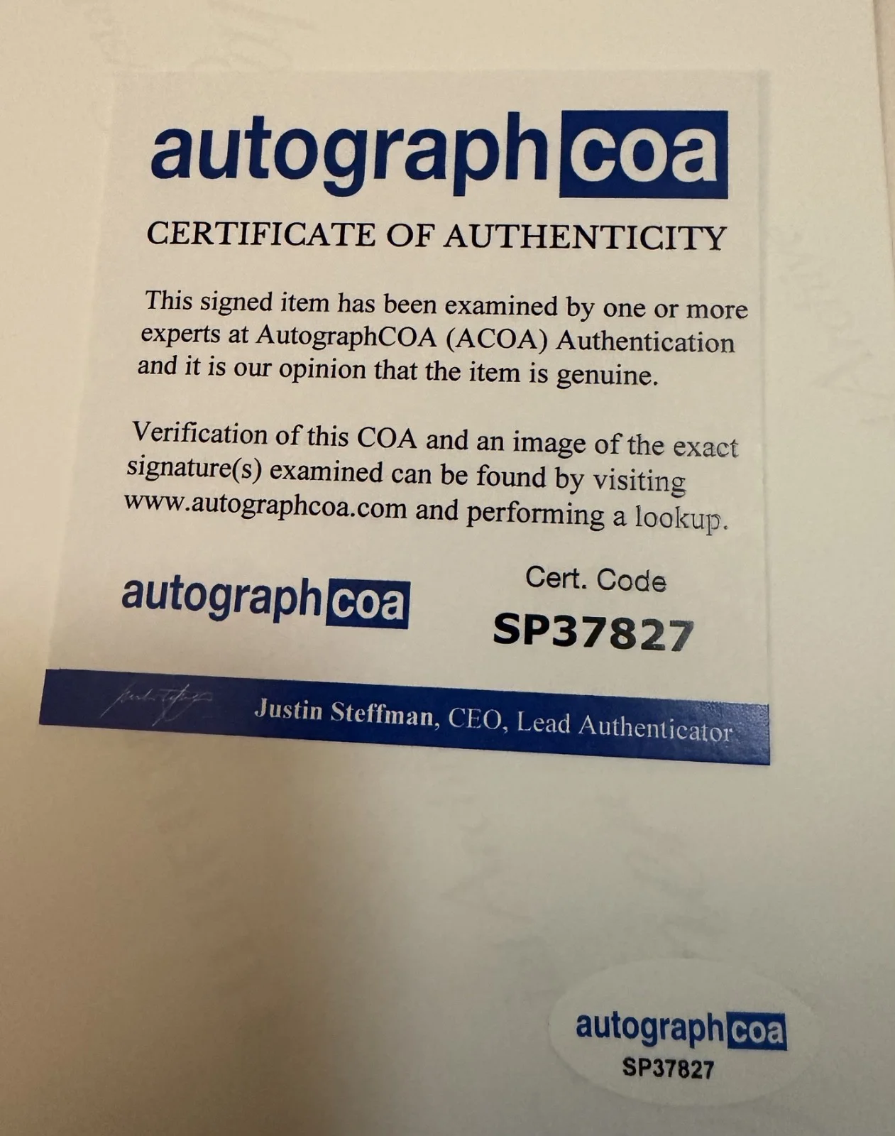 Herb Jefferson — HERB JEFFERSON signed BATTLESTAR GALACTICA 8x10 photo AUTOGRAPH auto ACOA, изображение 2