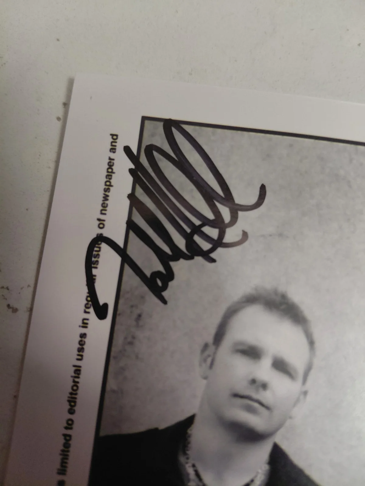 3 Doors Down Signed 8x10 Autographed Photo Original Brad Arnold Full Band, image 3