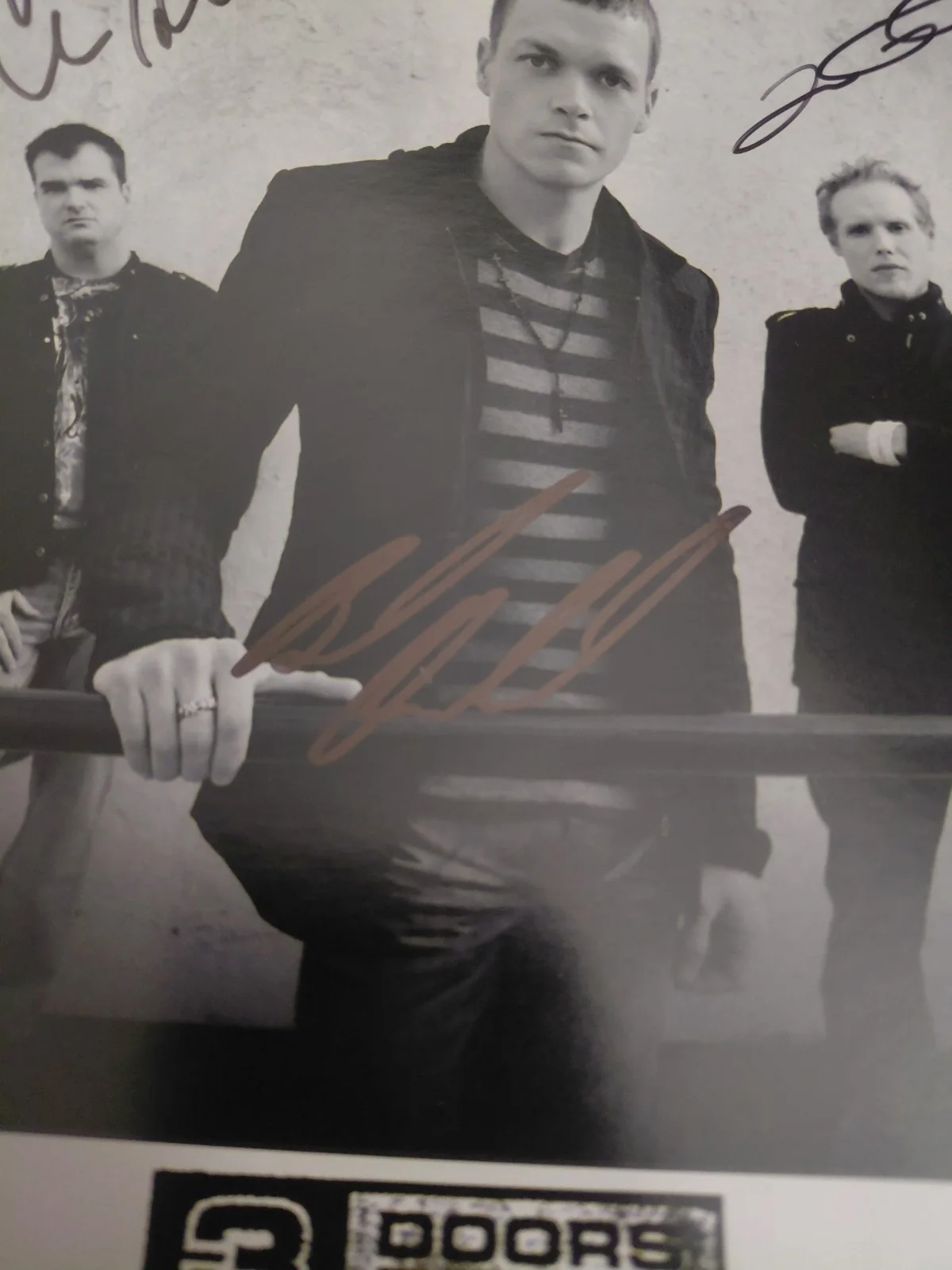 3 Doors Down Signed 8x10 Autographed Photo Original Brad Arnold Full Band, image 5