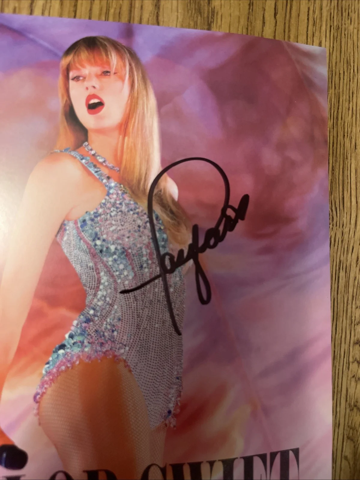 Taylor Swift The Eras Tour Concert Movie Poster Autographed 8x10 With Cert, изображение 2