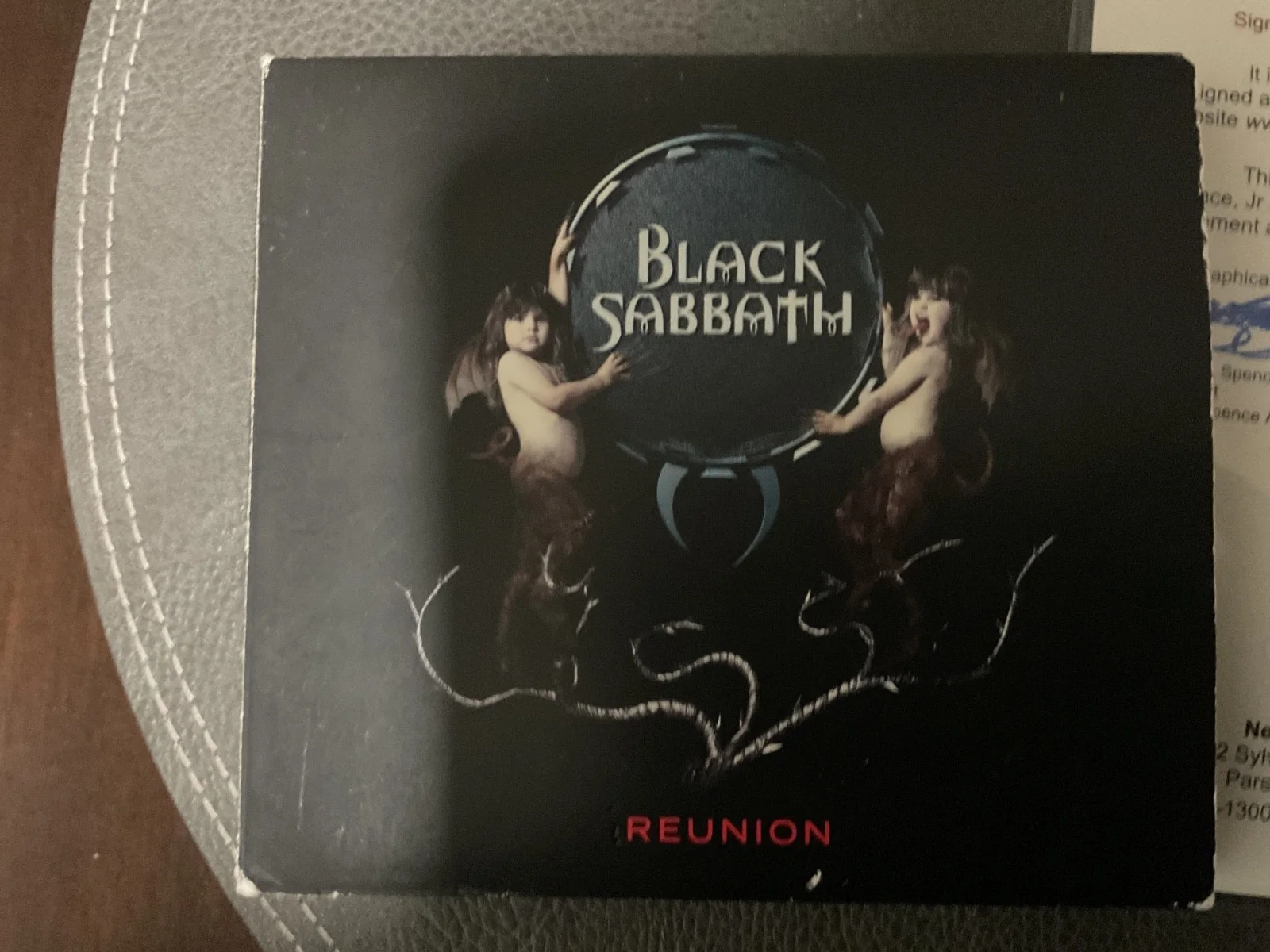 Black Sabbath Reuion 2 dic cd Signed with letter of Authenticity JSA, image 4