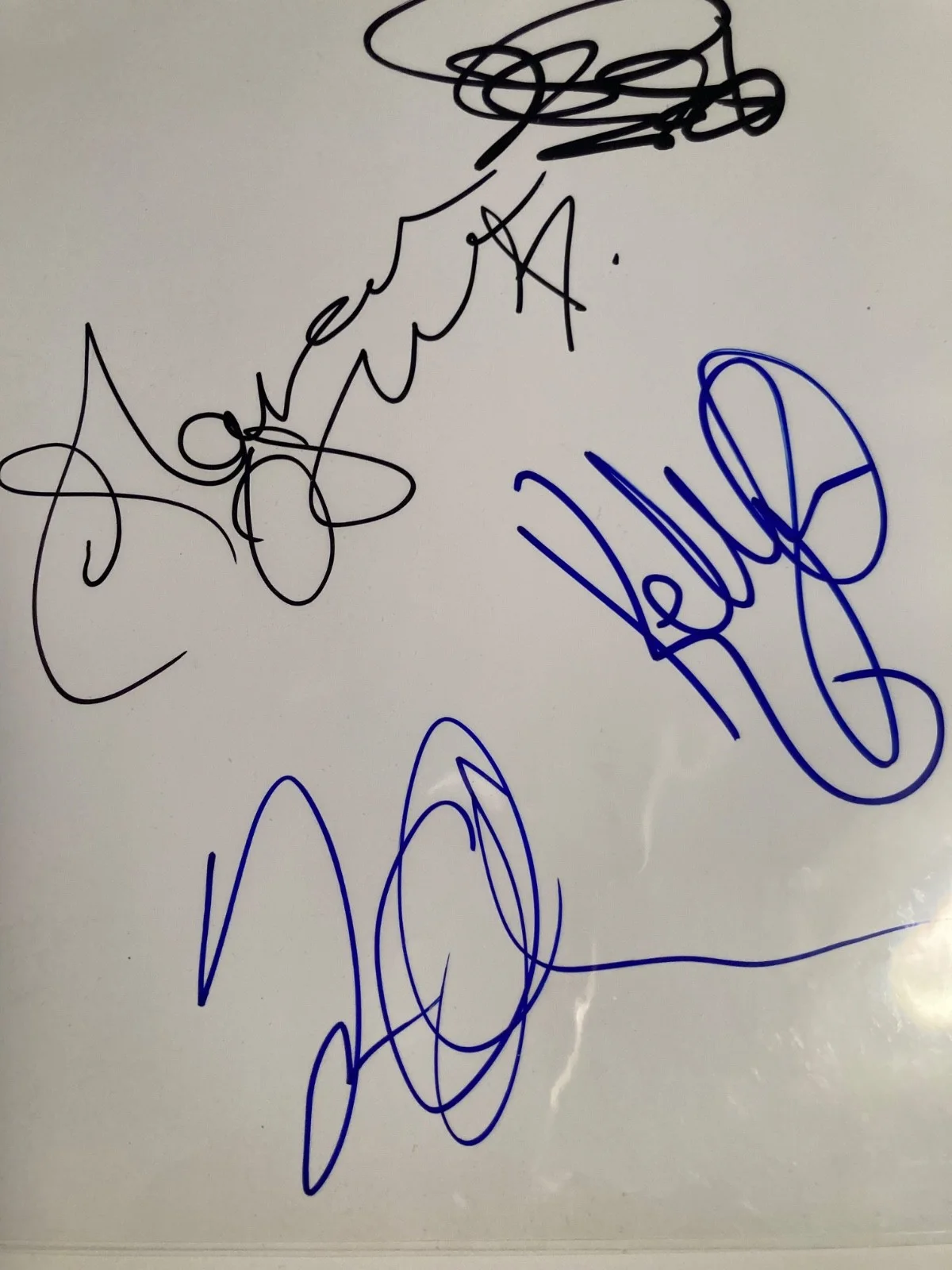 OZZY OSBOURNE signed 8.5x11 paper also with SHARON, KELLY & JACK JSA#ZZ56509, image 2