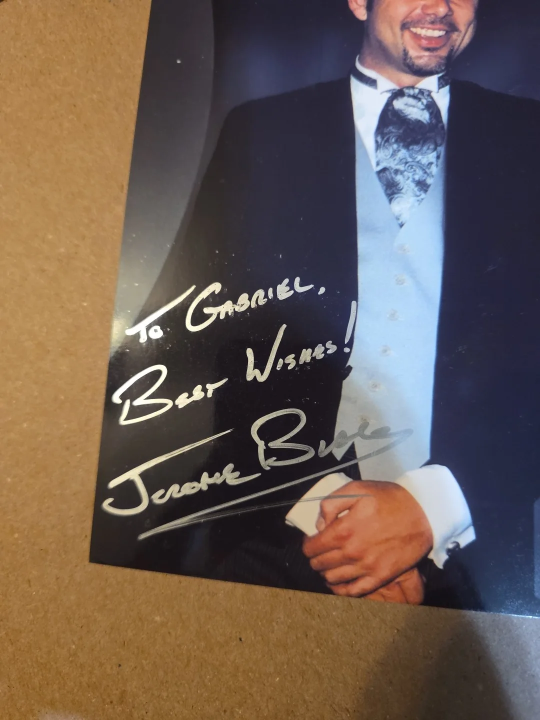 Hand Signed Autographed 5x7 Photo Unsure Of Name, изображение 2