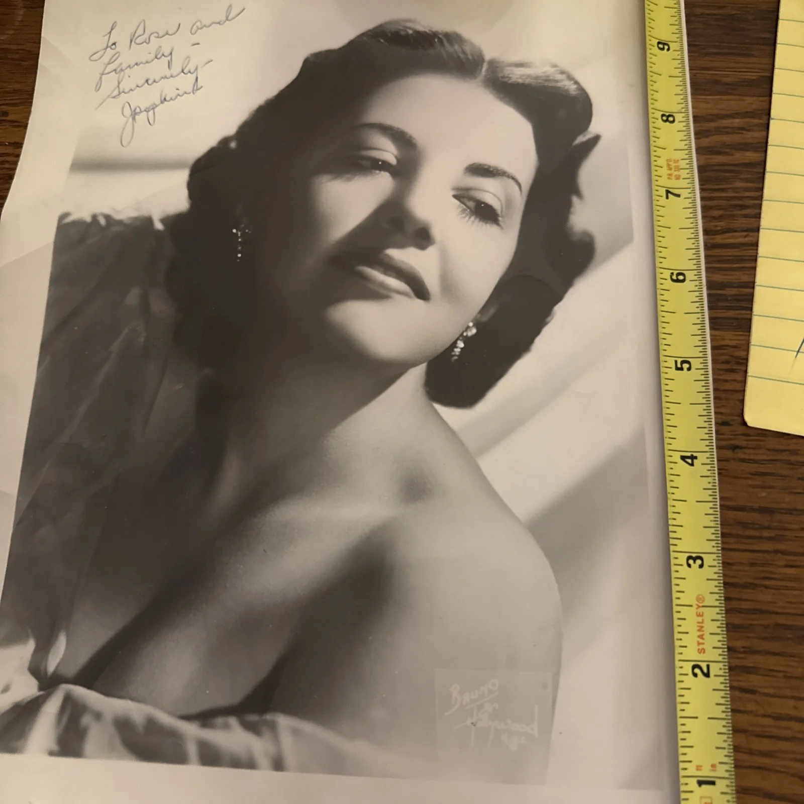 Jennie Tourel Signed 1940s Bruno of Hollywood Portrait Mezzo-Soprano Autograph, изображение 5