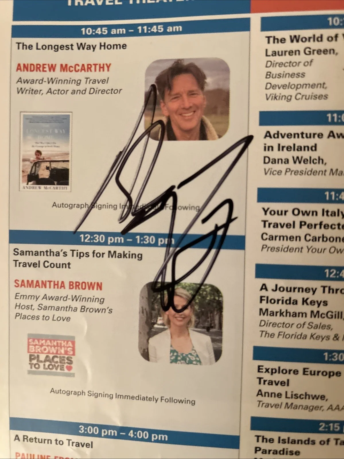 St Elmos Fire Poster 22x27 With Andrew McCarthy Autographed Brochure, image 3