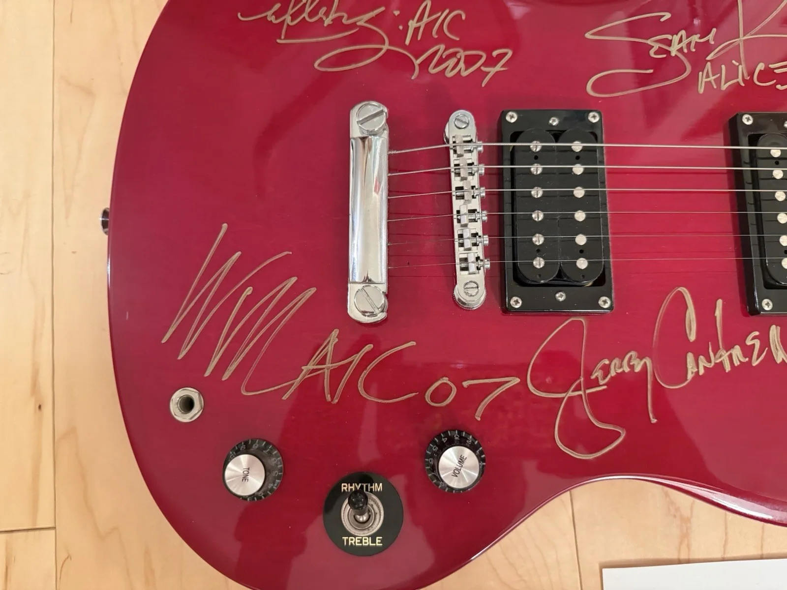 Alice In Chains Full Band Signed Stratocaster Guitar X 4 JSA Jerry Cantrell, изображение 3
