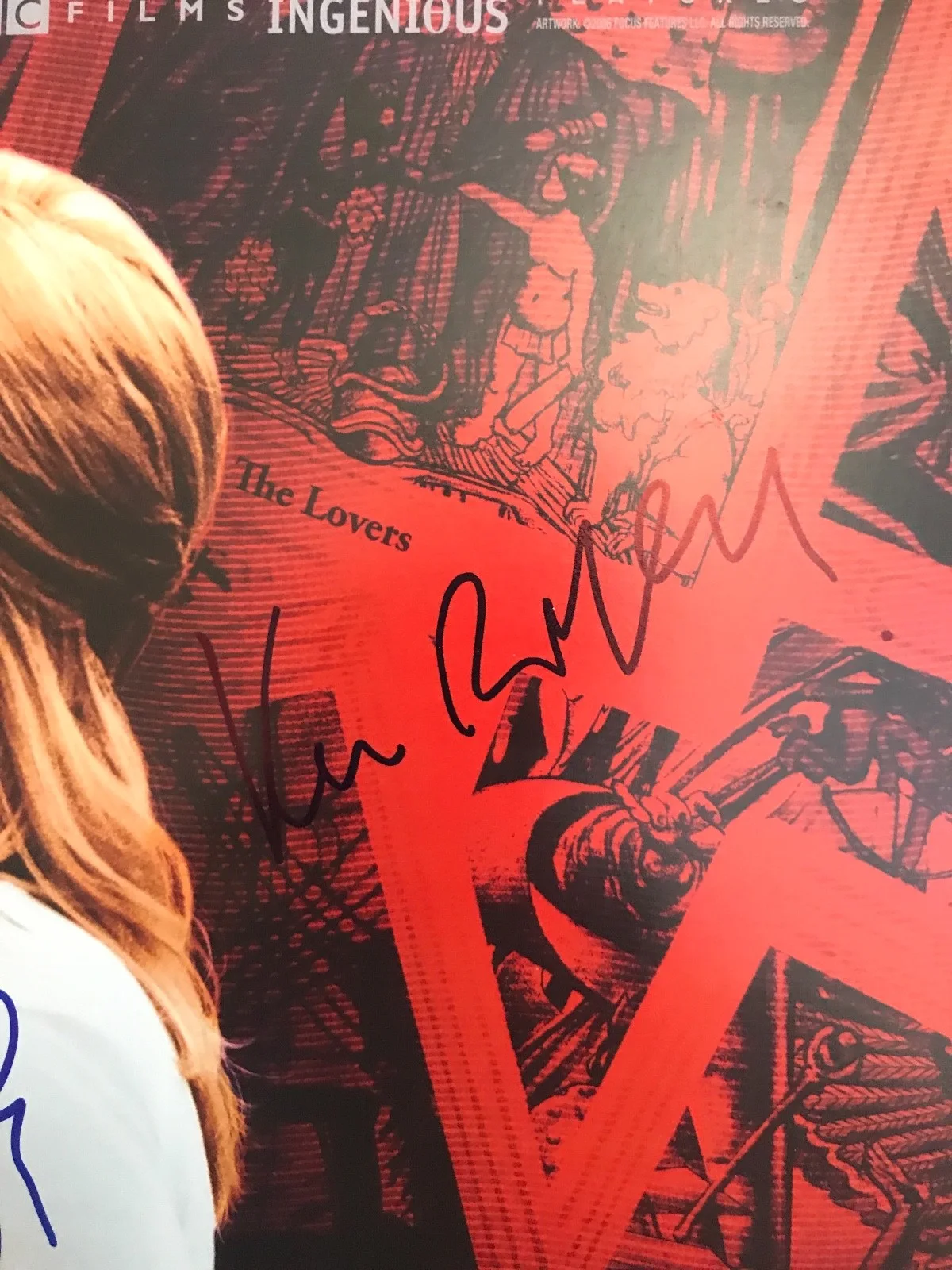 Woody Allen, Hugh Jackman — Woody Allen, Hugh Jackman, Ian McShane & Kevin McNally signed 11x17 Poster. IP, изображение 4
