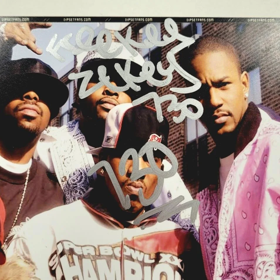Diplomats signed 11x14 photo Cam'Ron Dipset Capo Zekey autograph Beckett BAS, image 2