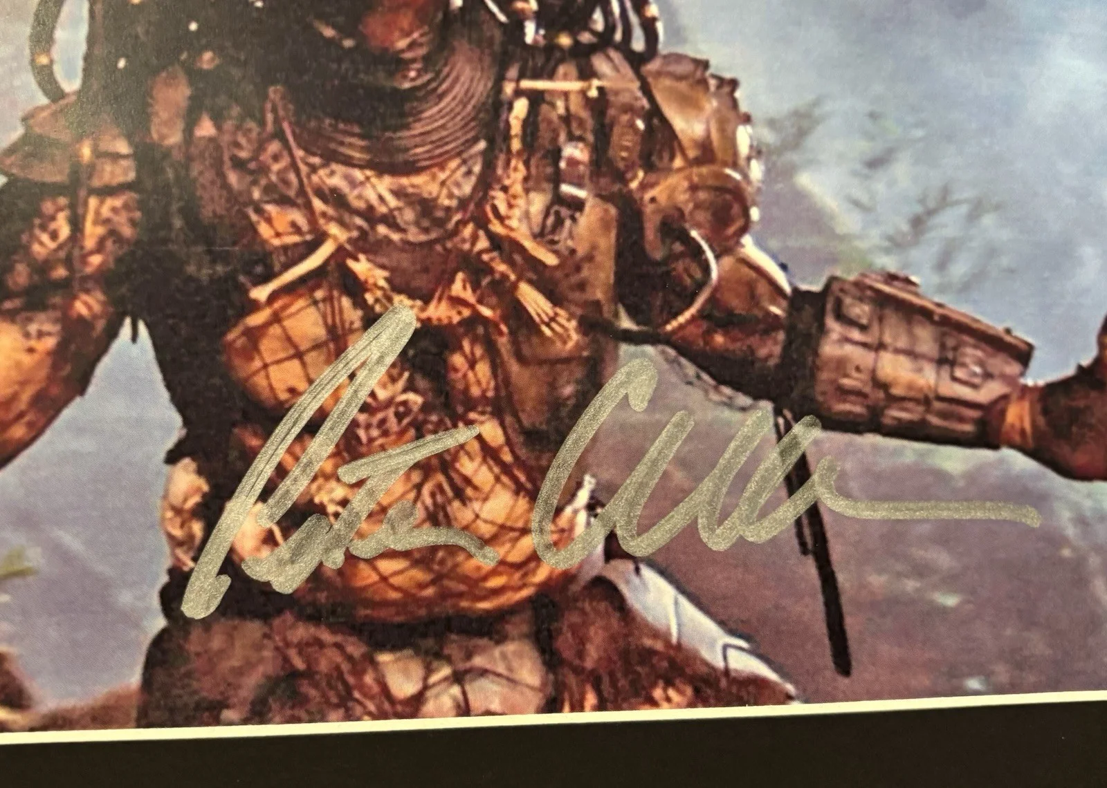 Peter Cullen — Predator Movie Peter Cullen Autograph Framed Art 1987 Film Franchise JSA COA, изображение 2