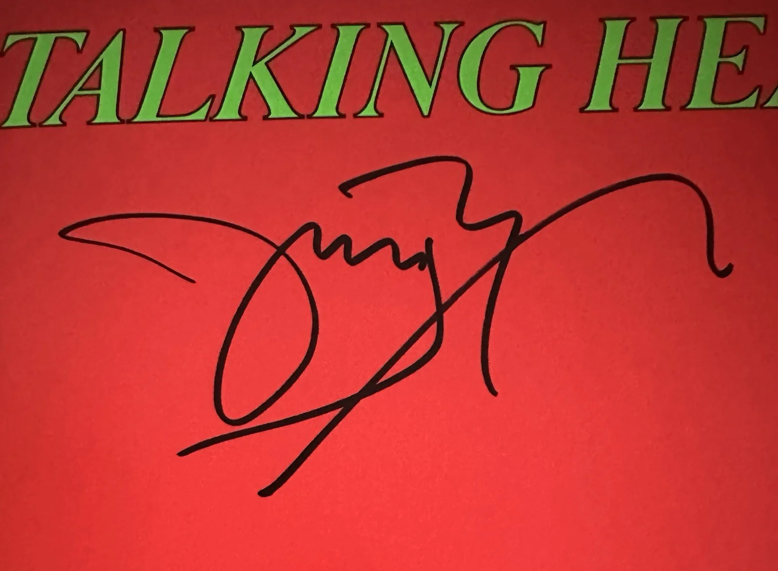 JERRY HARRISON SIGNED TALKING HEADS: 77’ VINYL RECORD ALBUM LP JSA COA, image 3