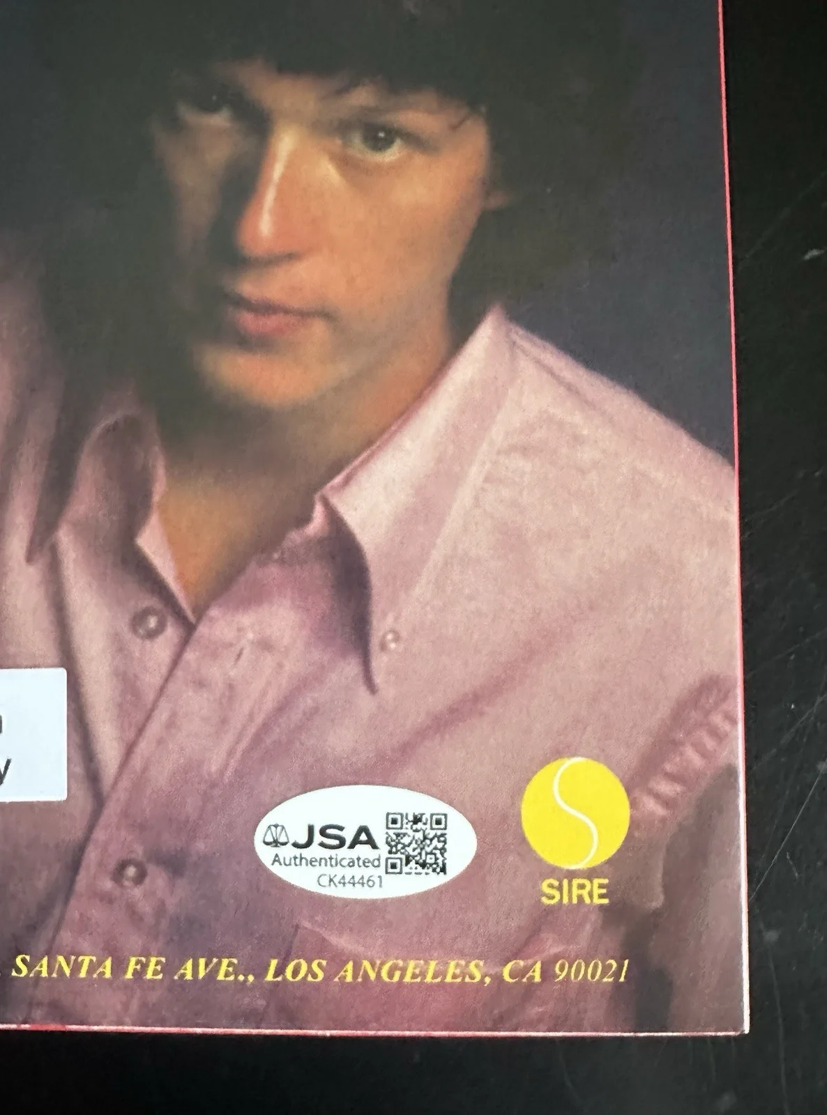 JERRY HARRISON SIGNED TALKING HEADS: 77’ VINYL RECORD ALBUM LP JSA COA, image 5