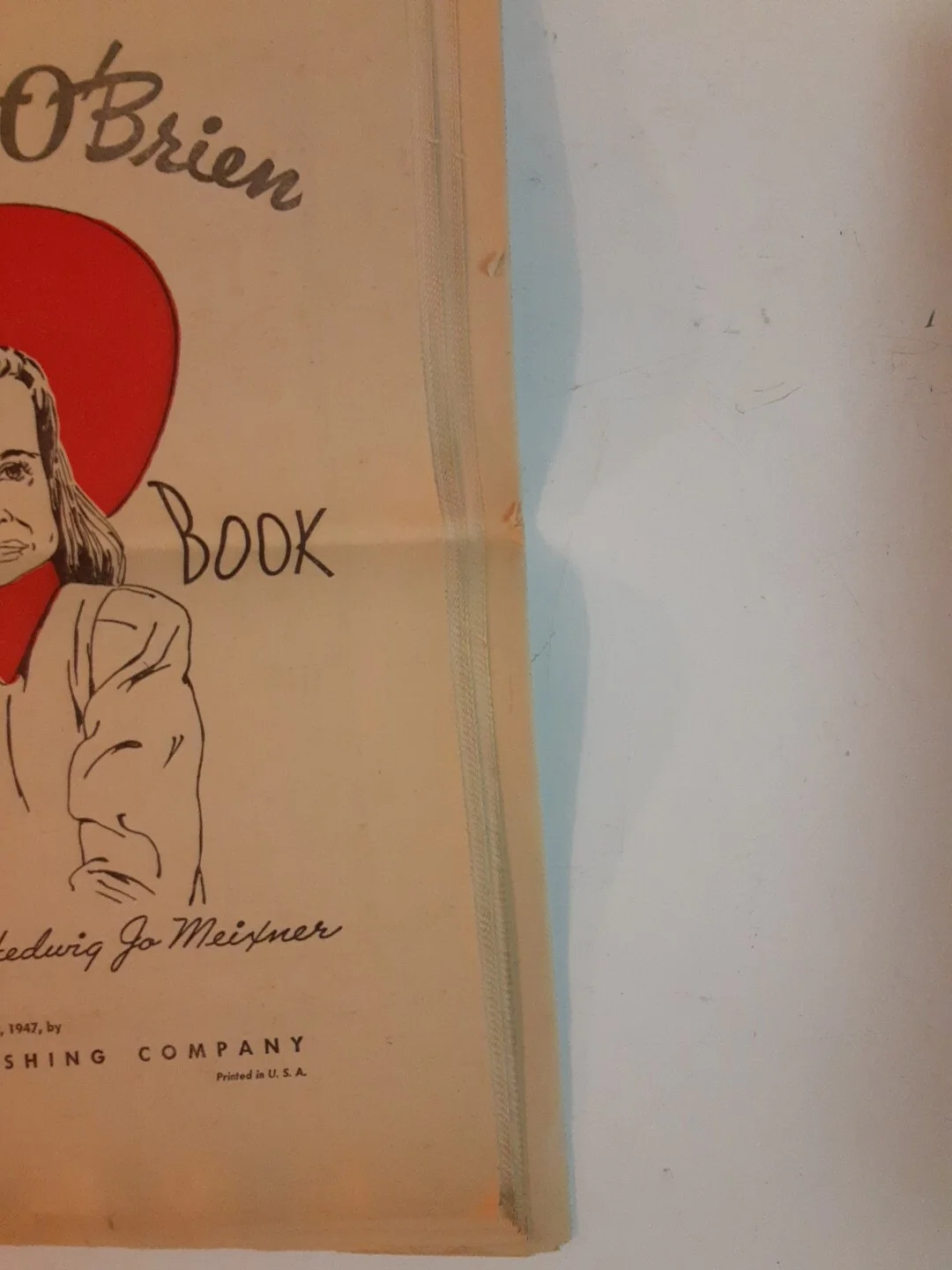Vintage Margret O'Brien paint book copyrighted 1947, изображение 2