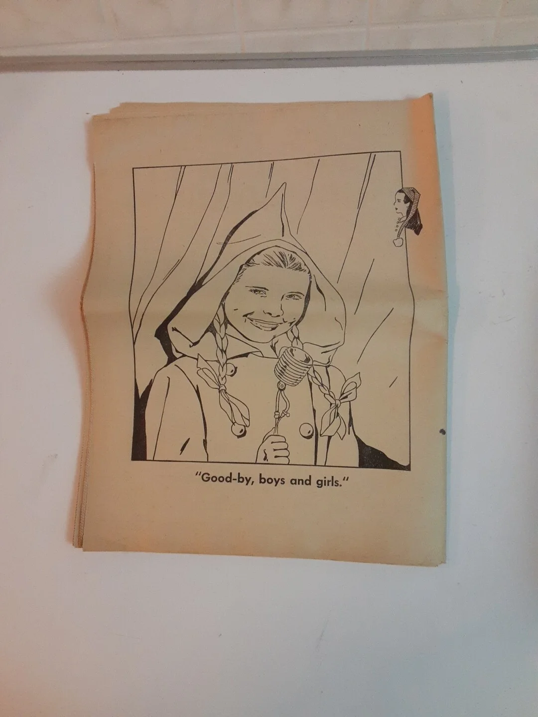 Vintage Margret O'Brien paint book copyrighted 1947, изображение 5
