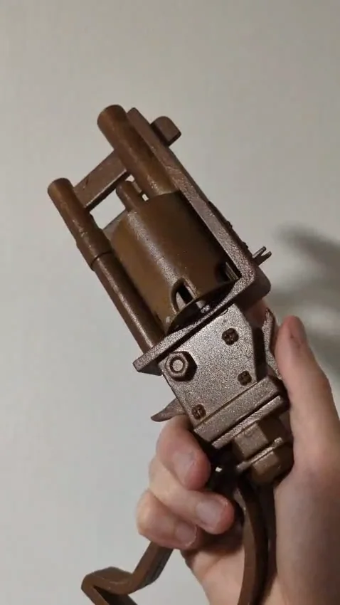 Fallout 4 Pipe Revolver 3D Printed Prop Gun/Weapon, image 2