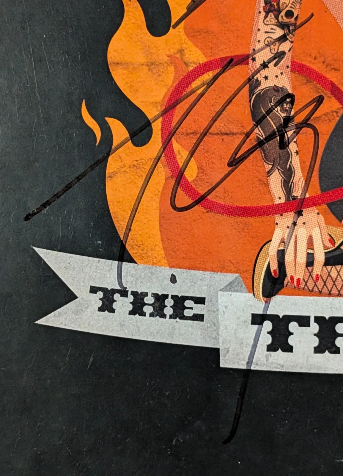 2013 Theory of a Deadman Band Signed x4 Poster JSA Music Rock Band The Truth Is, изображение 5