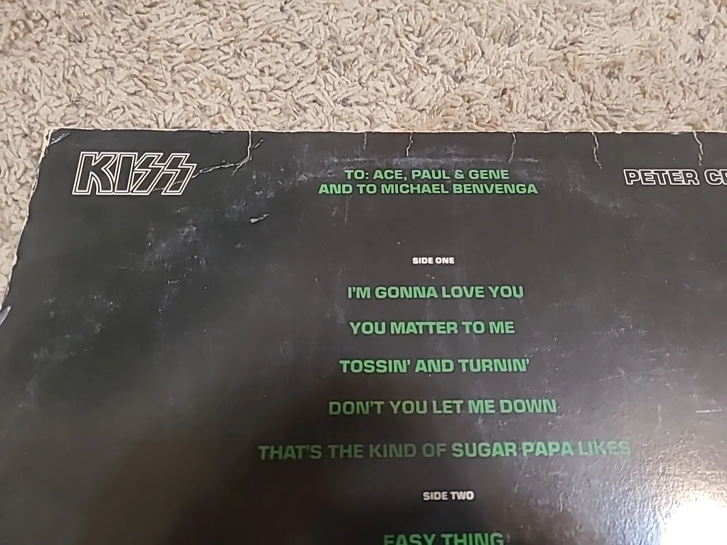 Kiss-Peter Criss Album-contains piece Of The Puzzle Poster, изображение 3