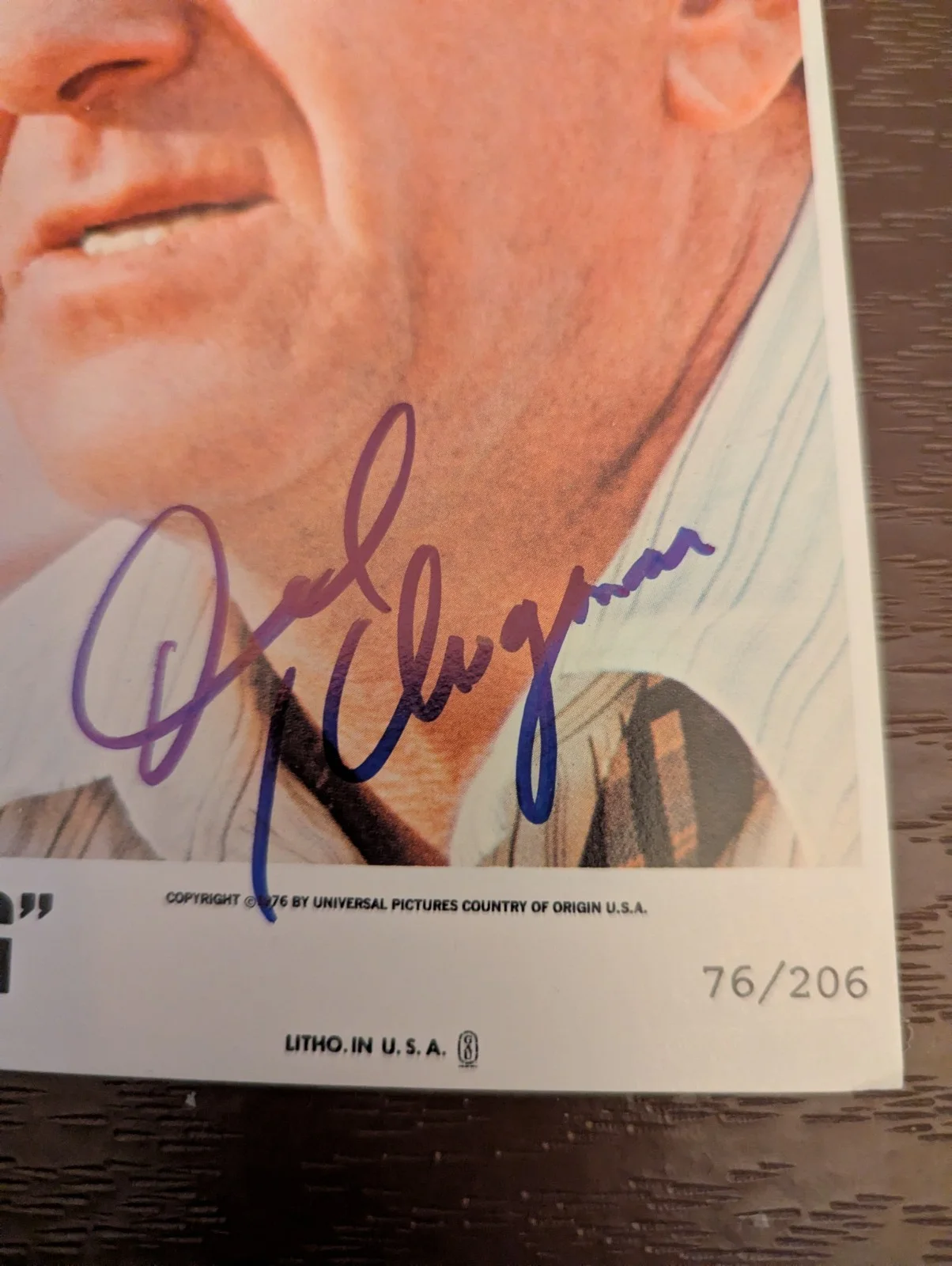 Jack Klugman Signed Original Movie Lobby Poster Very Rare, image 4