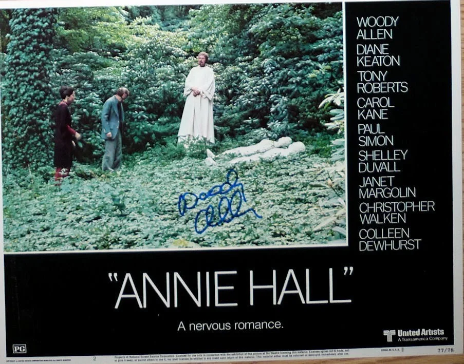 Woody Allen — Woody Allen signed Original Annie Hall 11x14 Lobby Card 1977 - Exact Proof