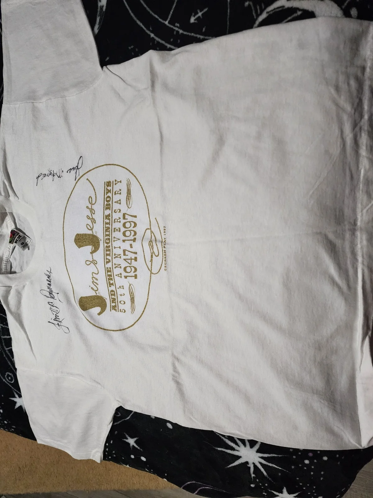 Autographed Shirt Jim and Jesse and the Virginia Boys, image 4