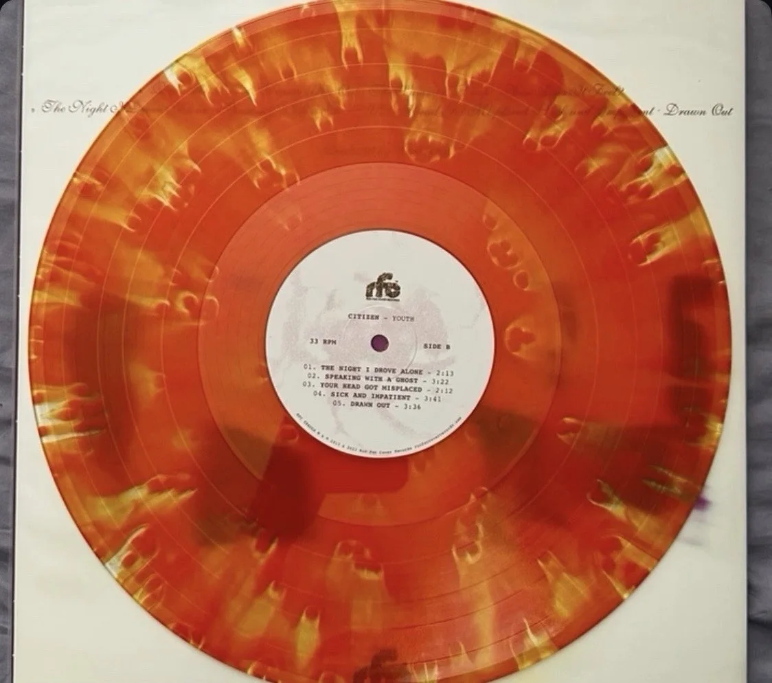 Citizen Youth Cloudy Orange Vinyl 10 Year Anniversary Edition Autographed, изображение 2