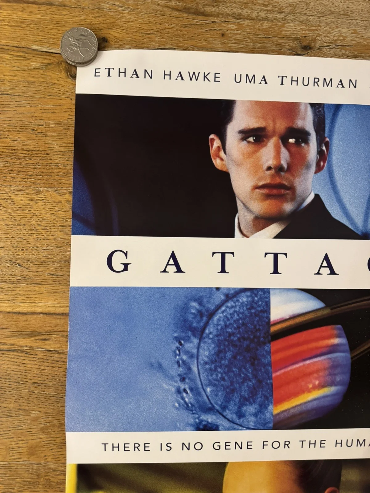 Gattaca Original Video Shop VHS Poster 1998 Rare, изображение 2