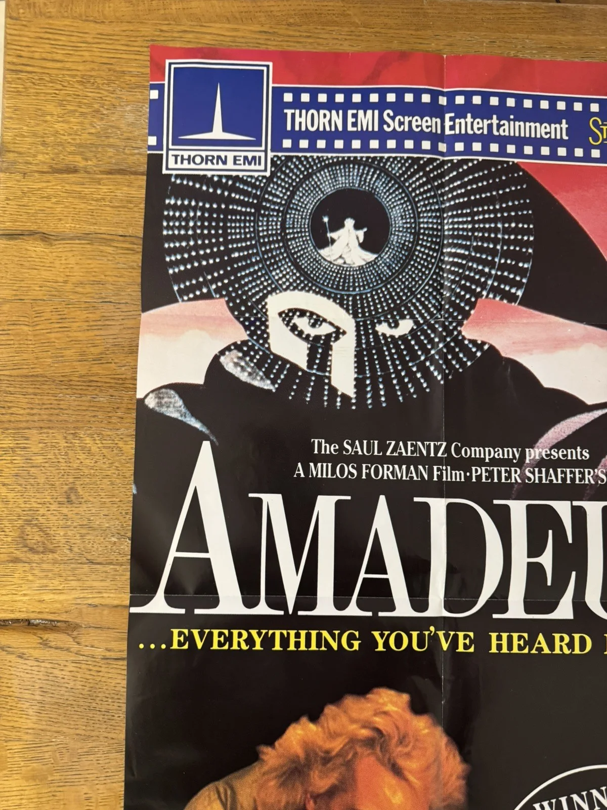 amadeus uk video shop film poster rare 1984, изображение 5