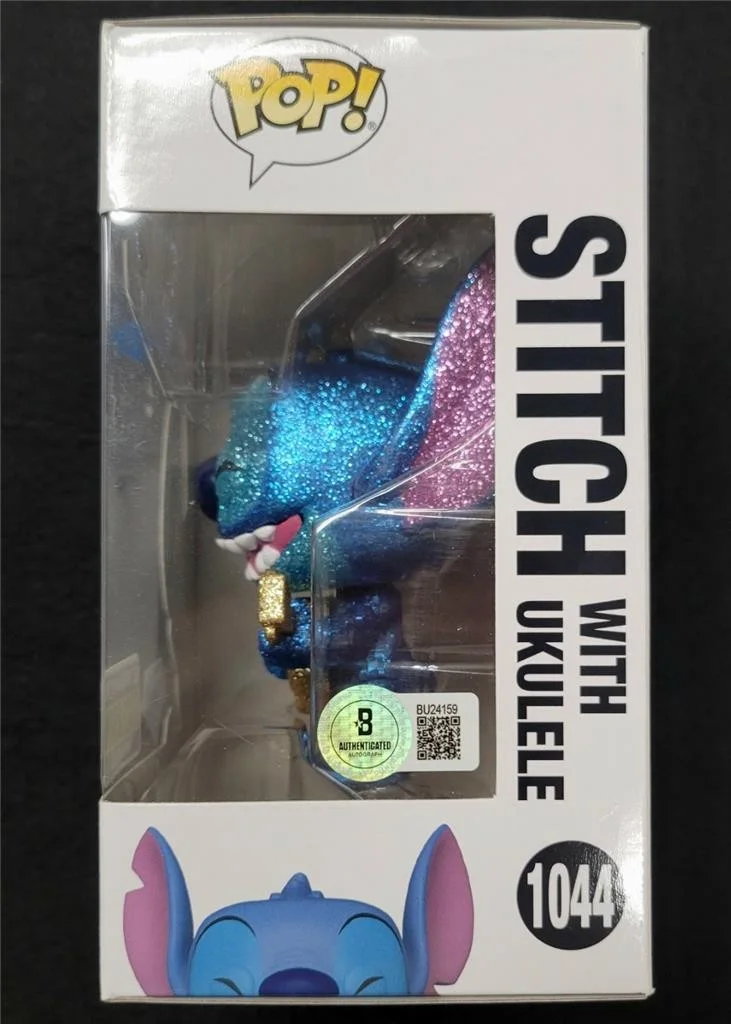 Chris Sanders signed Stitch with Ukelele Funko Pop 1044 autograph ~ Beckett BAS, изображение 2