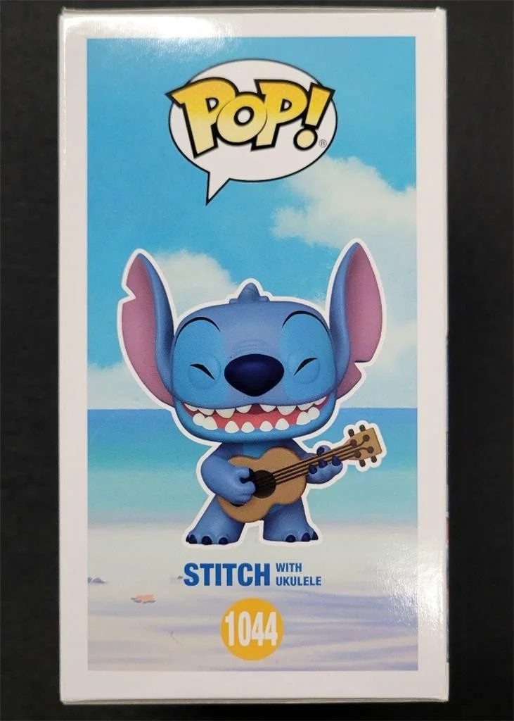 Chris Sanders signed Stitch with Ukelele Funko Pop 1044 autograph ~ Beckett BAS, изображение 5