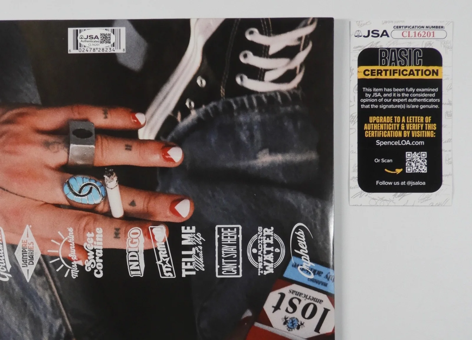 MGK Machine Gun Kelly JSA Signed Autograph Vinyl Record Album Lost Americana, изображение 3