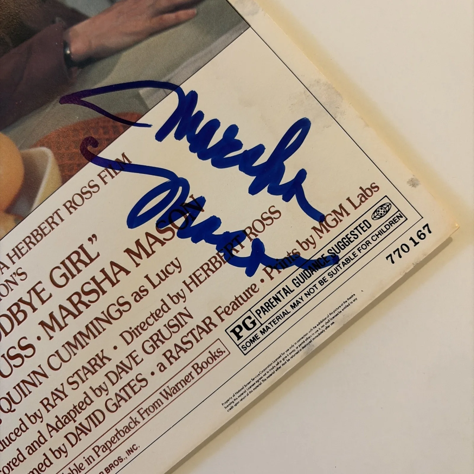 MARSHA MASON Signed 11x14 Used Theater Lobby Card - The Goodbye Girl JSA, изображение 2