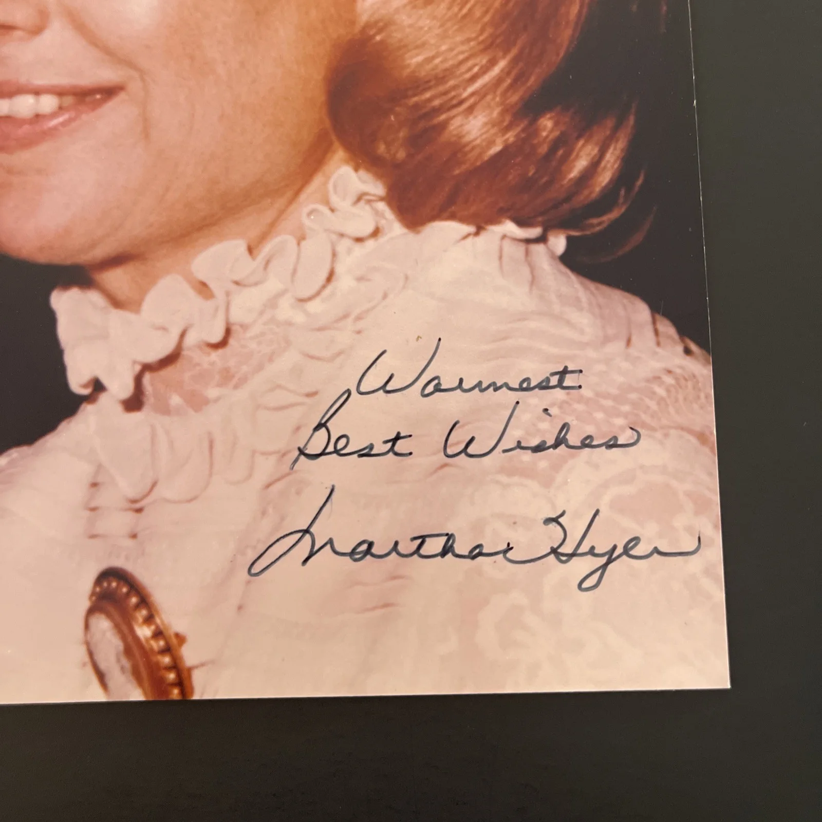 MARTHA HYER Golden Age Of Hollywood: Hand Signed Celebrity Photo 4 x 6” / KSK, изображение 2