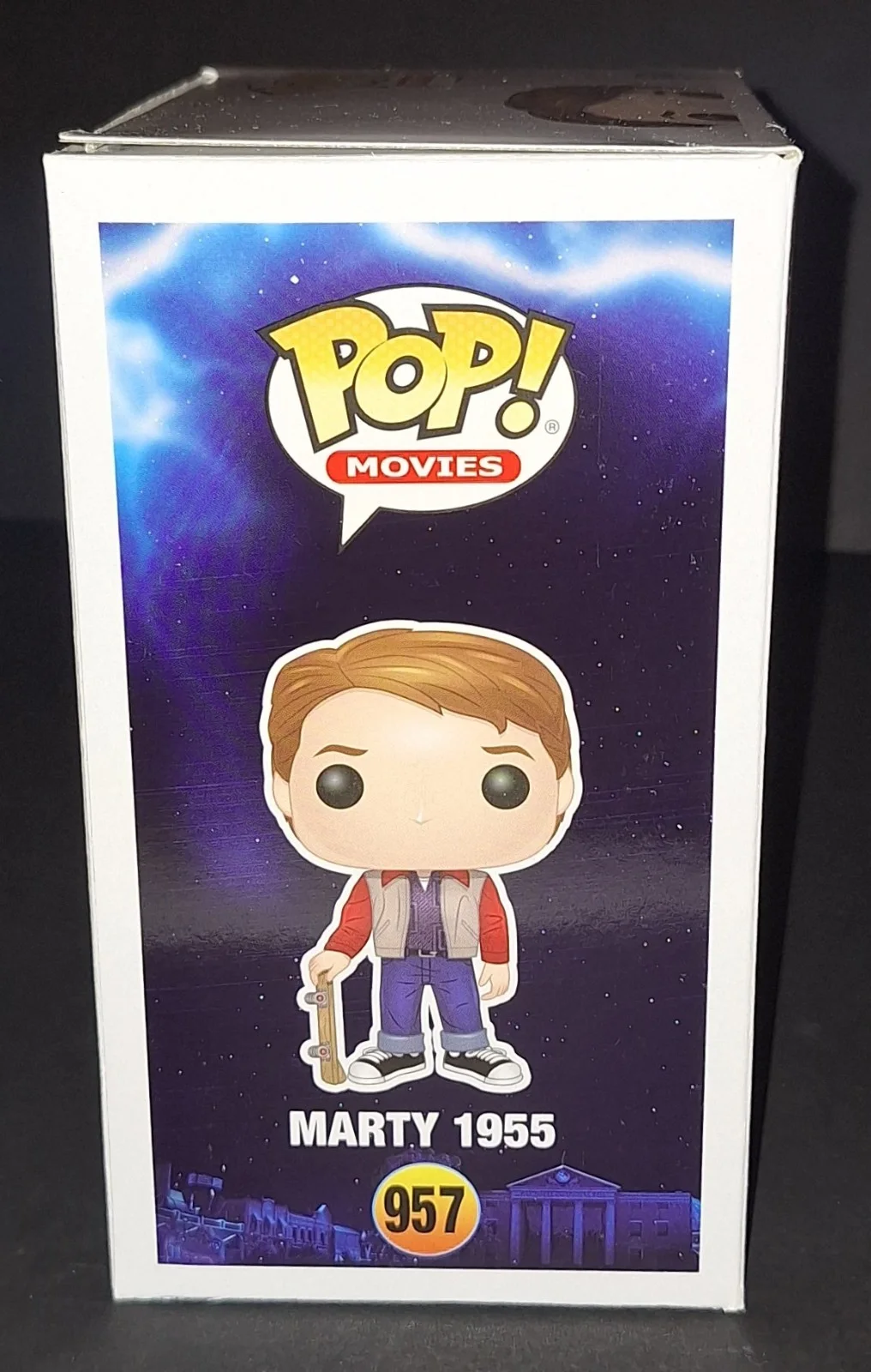 Michael J. Fox — Michael J. Fox Signed Autographed Funko Back To The Future Marty 1955 Beckett, изображение 4