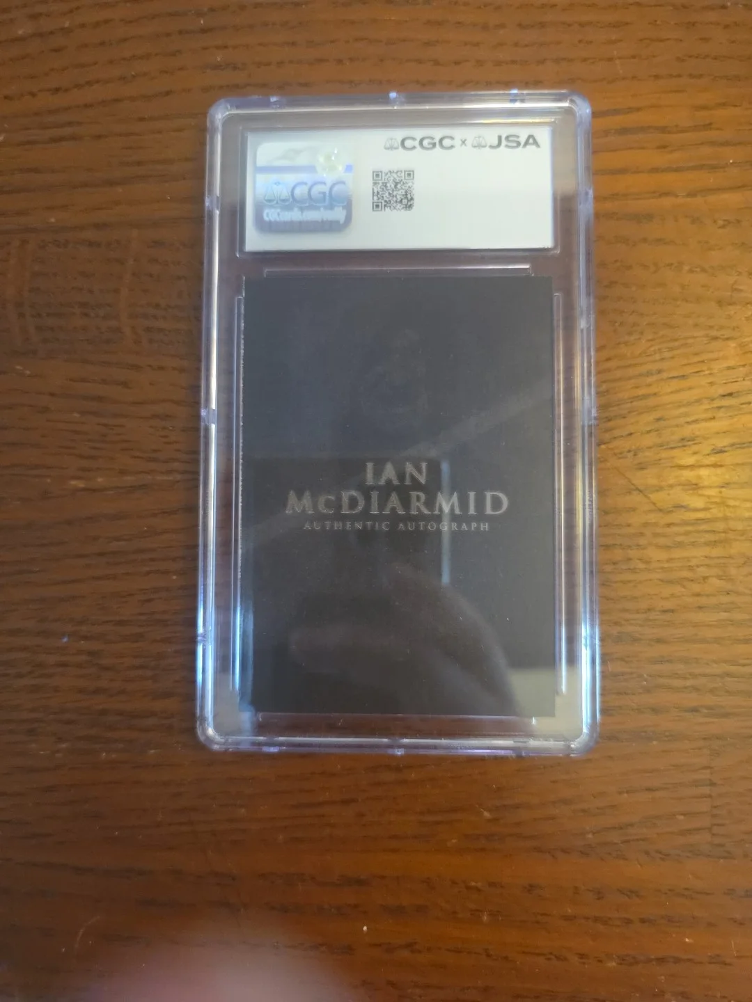 Ian McDiarmid — Ian McDiarmid autograph card "The Emperor" Star Wars Graded Authentic Auto 10, изображение 2