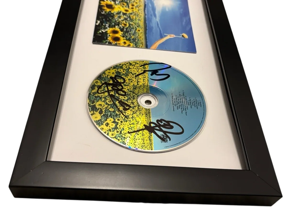 STONE TEMPLE PILOTS SIGNED AUTOGRAPH x3 THANK YOU FRAMED CD w PROOF JSA CERT COA, изображение 5