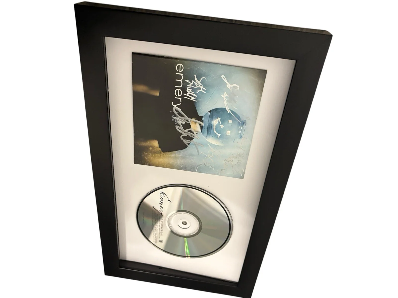 EMERY SIGNED AUTOGRAPH x6 THE WEAK’S END FRAMED CD RARE TOBY +5 JSA CERT COA, image 4