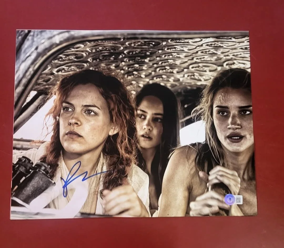 Riley Keough — Riley Keough Mad Max Hand Signed 11x14 Autograph Beckett BAS
